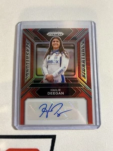 HAILIE DEEGAN 2024 PANINI PRIZM RACING SENSATIONAL SIGNATURES RED PRIZM 37/49 - Picture 1 of 2