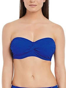 Fantasie Ottawa Bandeau Bikini Top Twist Halter Underwired Lined Swimwear - Picture 1 of 4