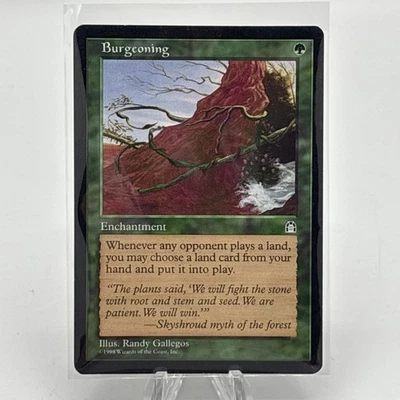 1998 Magic the Gathering Stronghold Burgeoning - Image 1 of 4