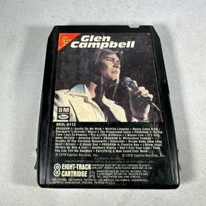 Glen Campbell The Great Hits 8-Track Stereo 1978 Capitol Records Cartridge - Picture 1 of 4