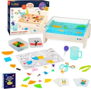 Battat Education - Caja de luces de rastreo - Mesa para niños - Luces sensoriales... - Imagen 1 de 12