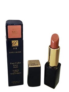 Lápiz labial ESTEE LAUDER Pure Color Envy Sculpting 0,12 oz 113 borde crudo nuevo en caja - Imagen 1 de 3
