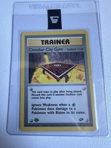 Cinnabar City Gym 1ª Edición Gym Challenge 113/132 WOTC Pokémon De Colección - Imagen 1 de 10