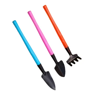 3 Pcs Metall Gartenarbeit Griff Pflanzung Kinder Sand Spielzeug - Bild 1 von 11