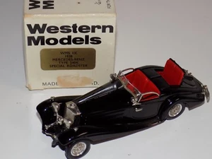1/43 Western Models 1938 Mercedes Benz Type 540K Special Roadster Black W100 - Picture 1 of 5