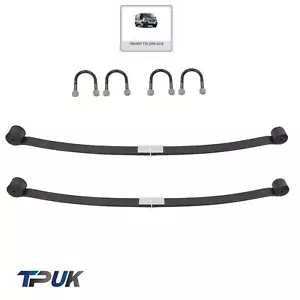 FORD TRANSIT SINGLE LEAF SPRINGS 75MM 2006 ON MK7 2.2 2.4 RWD UBOLTS PER PAIR - Picture 1 of 2