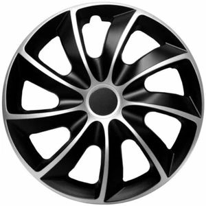 4x15" Tapacubos Tapacubos para Seat Ibiza 15" Negro - Imagen 1 de 5
