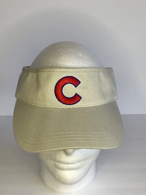 Chicago Cubs American Needle 米色可调节遮阳板 — 第 1/4 张图片