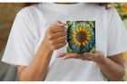 Buntglas Sonnenblume Tasse Kaffeetasse