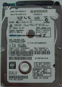 320GB 2.5" SATA II HTS545032A7E380 Hitachi 7mm 5400RPM Hard Drive Tested Good - Picture 1 of 1