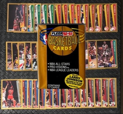 1992-93 Fleer NBA Basketball Trading Cards Complete Your Set U Pick 1/2 - Image 1 of 3