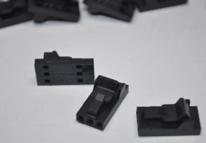 Lot of 55 AMP 104257-2 Connector Rectangular 3 Position Housing Receptacle Black - Picture 1 of 2