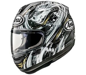Arai Corsair X Kiyonari Snell Motorcycle Fiberglass Helmet USA Model Large