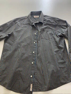 Penguin VTG Plaid LONG SLEEVE SHIRT 2XL XXL Slim 17.5 x 36/37  - Image 1 of 4