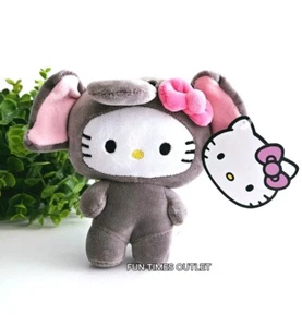 Sanrio Hello Kitty Safari Elephant Costume 6" Plush Figure Stuffed Girls Doll - Picture 1 of 5