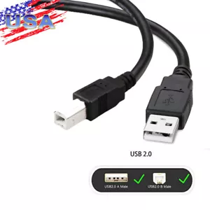 USB 2.0 B Date Cable for Roli Seaboard Rise 25 Keys MIDI Keyboards Controllers - Picture 1 of 4