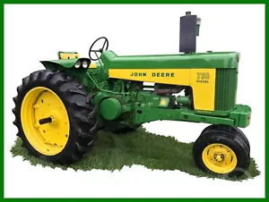 John Deere Model 730 Tractor Metal Sign: 12x16" & Free Shipping - Picture 1 of 1