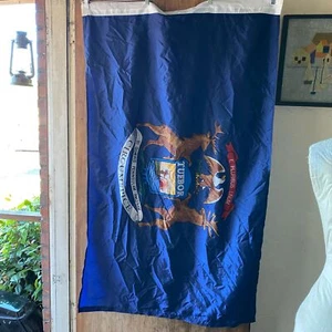 FLAG OF MICHIGAN 36 x 58 - Picture 1 of 2