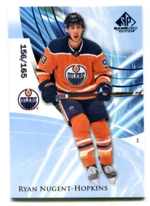 2020-21 UD SP Game Used Ryan Nugent-Hopkins #57 156/165 Edm Oilers Blue Burst - Picture 1 of 1