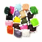 4PCS/pack Fly Fishing Tinsel Ice Chenille Crystal Flash Cactus Line Fly Tying