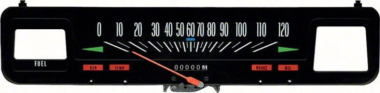 OER Speedometer for Cars without Console Gauges 1969-1974 Chevrolet Nova  - Image 1 of 3