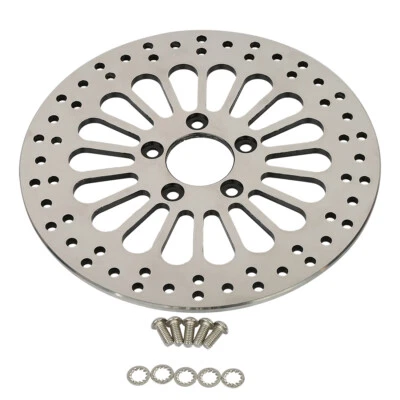 11.8" Rear Brake Rotor Super Spoke For Harley Touring 2008-2013 High Polished - Image 1 of 4