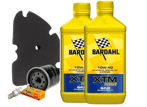 PIAGGIO VESPA GTS 250 300 TAGLIANDO BARDAHL XTM 10W40 FILTRO OLIO ARIA CANDELA - Foto 1 di 4
