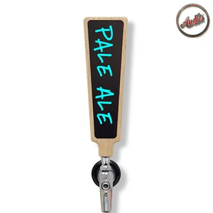 Bierzapfhahn Griff doppelseitig mit schwarzer Kreidetafel oder weißen trocken abwischbaren Einsätzen. - Bild 1 von 17