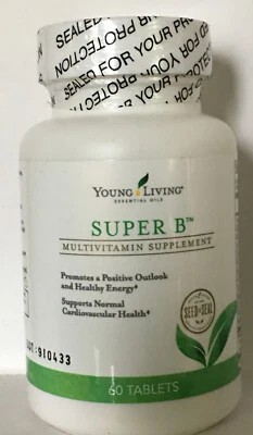 Young Living Super B 60 ct Comprimidos 3240 Multi B Suplemento Foto 1 de 2