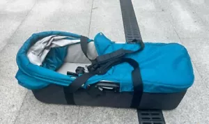 Baby Jogger City Mini, GT, Summit Compact Carrycot & Adapters For Double Blue ## - Picture 1 of 2