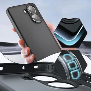 Funda protectora de vidrio trasera magnética Hybrid Armor Metal Bumper X7 Poco Pro para R1H8 - Imagen 1 de 12