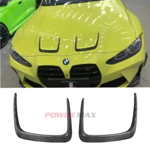 Cubierta de cuchillo de viento con capucha de fibra de carbono real apta para BMW M3 G80 M4 G82 2021-2024 - Imagen 1 de 7