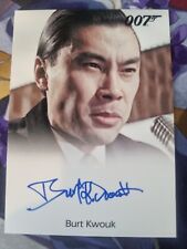 James Bond 50th Anniversary Series  Autograph Burt Kwouk