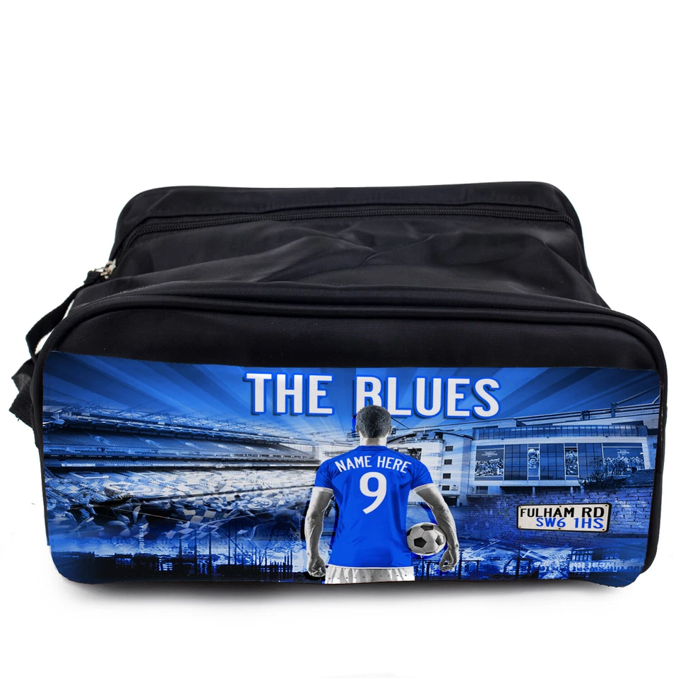 FANATICS Personalised Chelsea Boot Bag Football Sports School PE Gym Kit Boys Gift AFM33