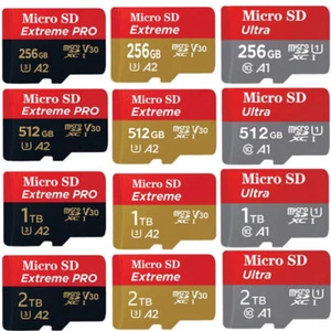 2TB 1TB 512GB 256GB 128GB Ultra Extreme Pro Karta pamięci micro SD SD SD SDXC TF kart - Zdjęcie 1 z 24