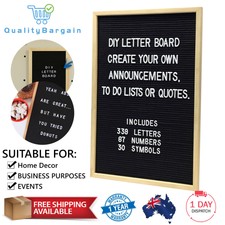 DIY Letter Board Sign To Do List Reminder Pin Memo Felt Display Home Decor Party