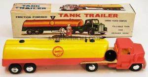 TANK TRAILER SHELL FRICTION JIMSON VINTAGE '70 NEW IN BOX RIMORCHIO CISTERNA - Picture 1 of 7