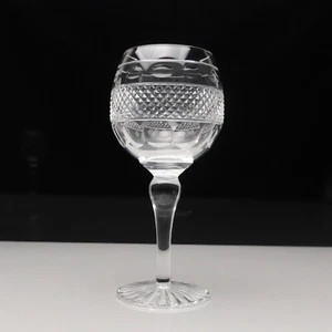Cumbria Crystal Grasmere Cut Large Wine Glass 7 1/4" 18.4 cm Tall - Picture 1 of 2
