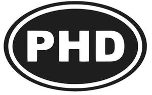 ADESIVO VINILE OVALE PHD FINESTRINO AUTO LAPTOP MEDICO SCEGLI COLORE - Foto 1 di 2
