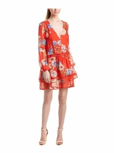 NWT $500 NICHOLAS Hydrangea Silk Floral Shift Dress US 4 AUS 8 UK 8 IT 40 FR 36 - Picture 1 of 12