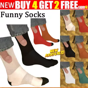 "SHOW OFF"" CALCETINES DIVERTIDOS para hombre mujer NOVEDAD BROMA DIVERTIDA BROMA IMPRESIÓN BROMA REGALO DE NAVIDAD" - Imagen 1 de 20
