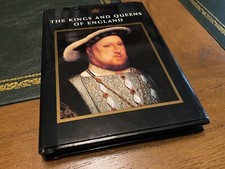 The King and Queens of England book, from WILLIAM 1ST TO ELIZABETH 2ND,