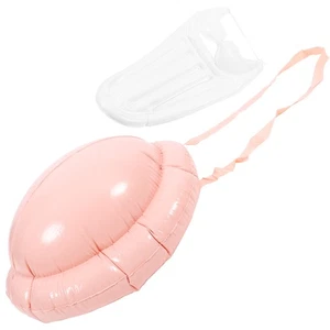 Costume Gonfiabile Barbuto Babbo Natale Pancia Finta Set Bambino Donna - Foto 1 di 12