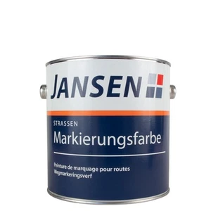 Jansen Straßenmarkierungsfarbe 2,5L weiss, Markierungsfarbe, Parkplatzmarkierung - Bild 1 von 1
