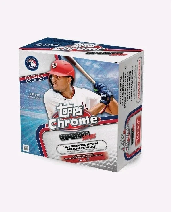 2025 Topps Chrome Baseball Update Series - Mega Box - PRESALE - Image 1 of 1