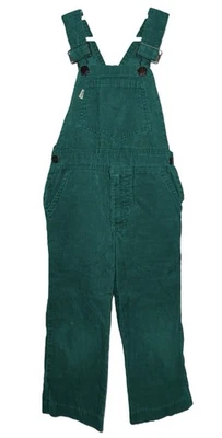 MONO BABEROS VINTAGE AÑOS 70-80 LEVI STRAUSS VERDE PANA NIÑO TALLA 4 Foto 1 de 4