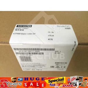1 New Siemens 6AV6647-0AC11-3AX0 SIMATIC HMI KTP600 6" Panel 6AV6 647-0AC11-3AX0 - Picture 1 of 1