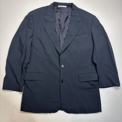 Hugo Boss Blazer Mens 40R Charcoal Two Button Notch Lapel Made in USA Sport Coat - Image 1 of 4