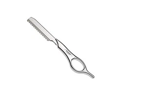 Feather Styling Razor Kurz silber Rasiermesser Friseurmesser rostfreier Stahl - Picture 1 of 1