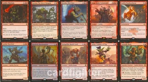 Custom Goblin Tribal Commander EDH Deck - Krenko, Mob Boss Goblin Chieftain - Picture 1 of 7